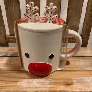 Mug Shotz reindeer mug with topper